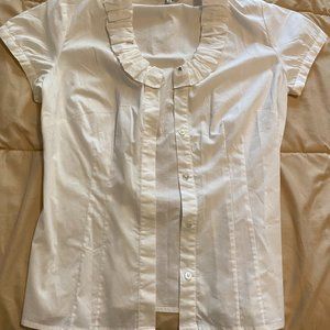 Collection White Womens Button Down Shirt NWOT